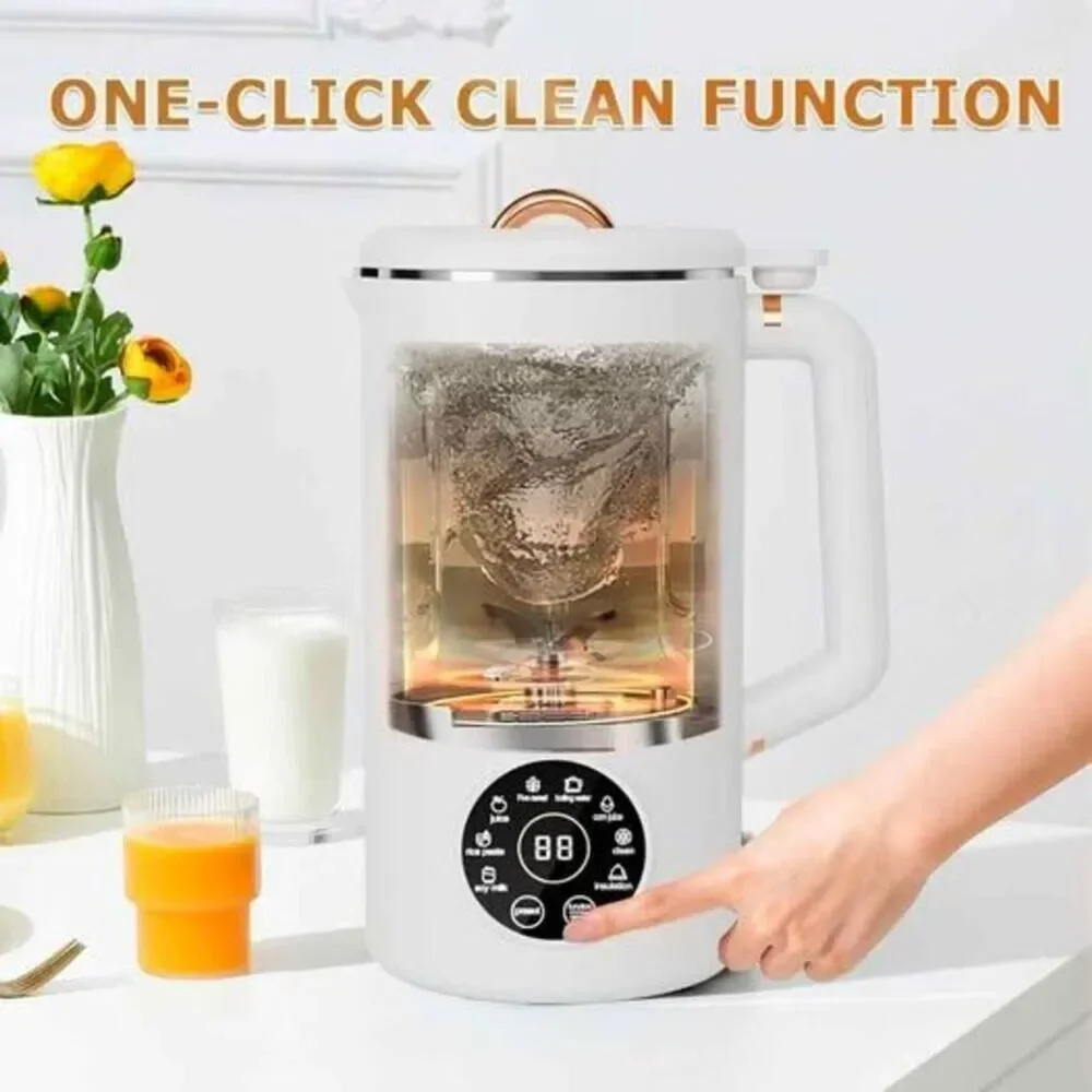 Soybean Milk Breaker Machine 34oz Automatic Multi Function Plant Based Beverage